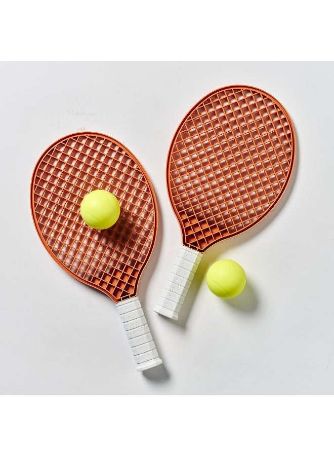 Sunnylife Beach Rackets Tierra Clay – Kids Beach Racket Set, Lightweight Paddle Game for Outdoor Play, Fun Summer Toy for Beach, Poolside, and Backyard - Image 1